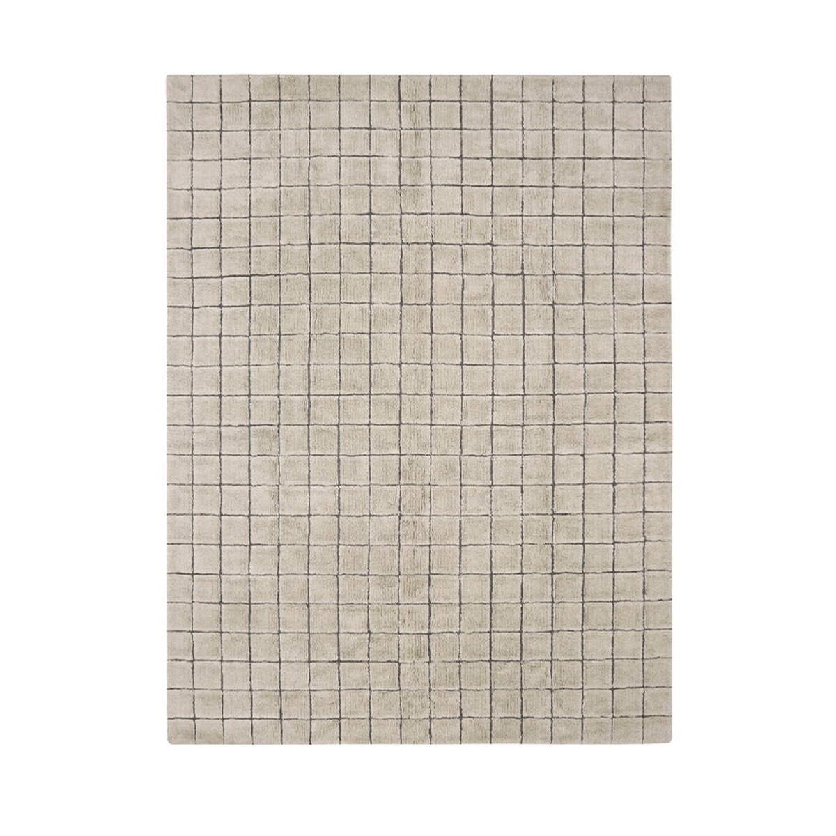Шерстяной стираемый ковер Мозайка бежевый 170x240