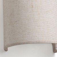 Настенный светильник Otton R Round Linen вертикальный 1xE27