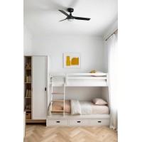 Потолочный вентилятор MINI PUNT S Ш900mm черный 3 PALAS NEGRAS 10W CCT