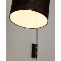 Настенный светильник Jex из черного металла