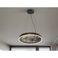 Подвесной светильник Stone CCT- черный LED 60D