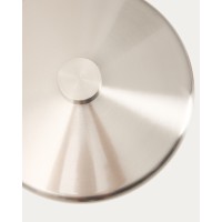 Настольная лампа Nuvira из светло-серого металла