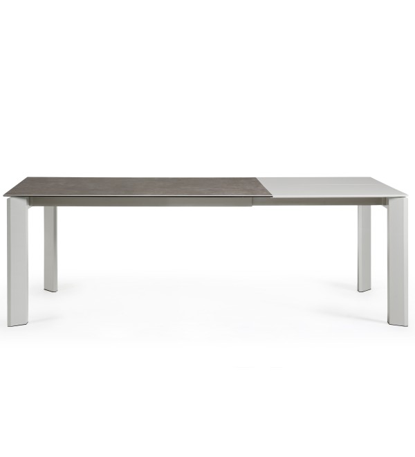 Стол Atta 160 (220) x90 керамика серый