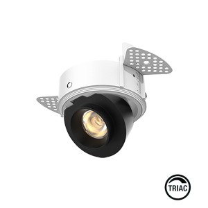 ALIA Встраиваемый светильник 8W черный 15є 2700K TRIAC