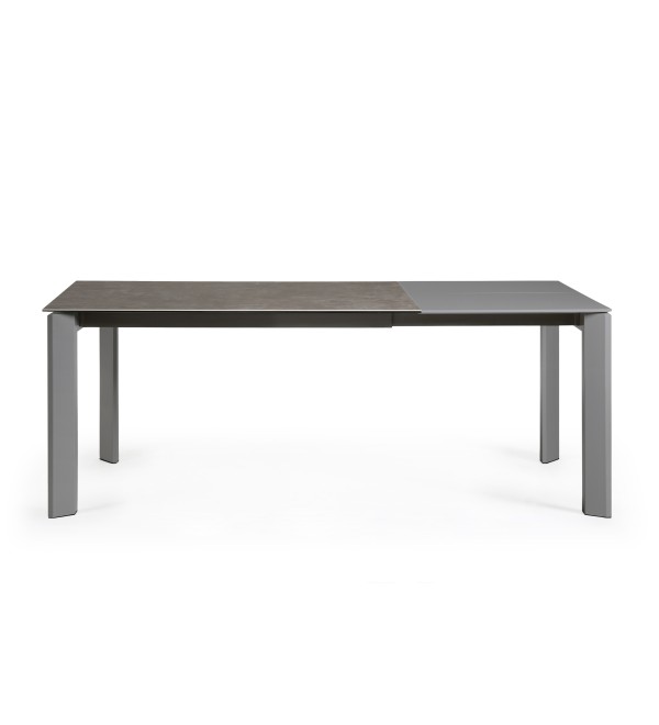 Стол Atta 140 (200) x90 графит керамика
