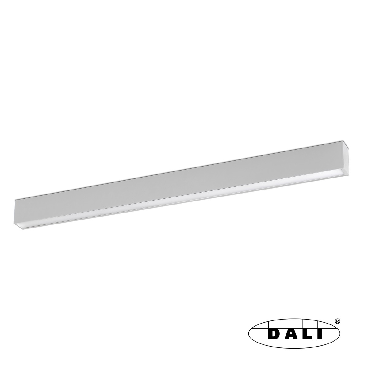 Потолочный светильник VIA PRISM. Y DALI серый 112CM 52W 4000K