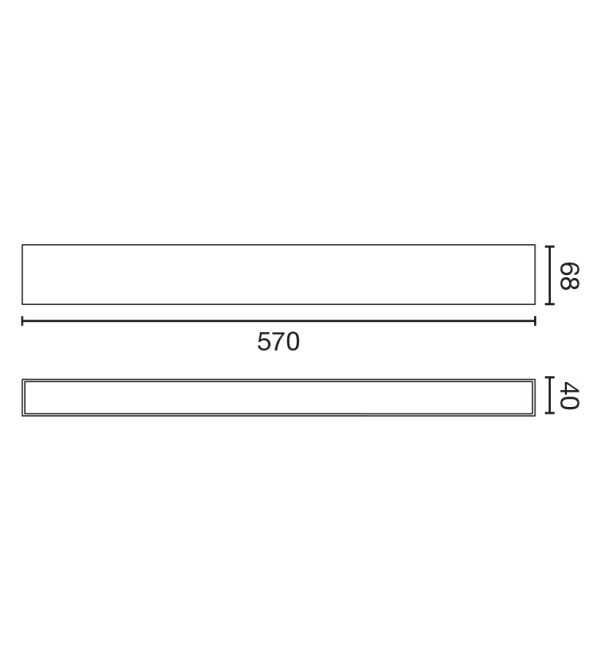 Бра Via EVO 570 15W 3000K белый
