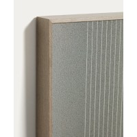 Абстрактная картина Imaro в зеленовато-сером цвете, 50 x 70 см