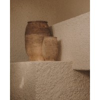 Llonga Набор из 2 терракотовых цветочных горшков с натуральной отделкой Ø 54/32 см