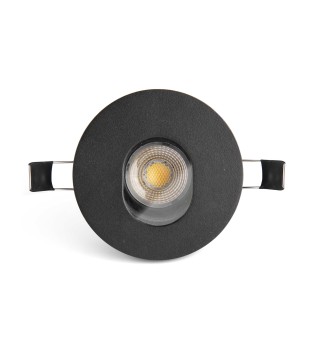 NIVA Встраиваемый светильник ORIENTABLE IP65 черный 1xGU10 MR16
