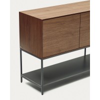 Vedrana Сервант из орехового шпона со стальными ножками 97,5 x 80 см