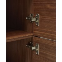 Vedrana Буфет из орехового шпона со стальными ножками 97,5 x 160 см