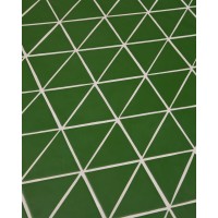 Уличный стол Maurina из оцинкованной стали зелёного цвета с зелёной керамическо плиткой 223 x 101 см