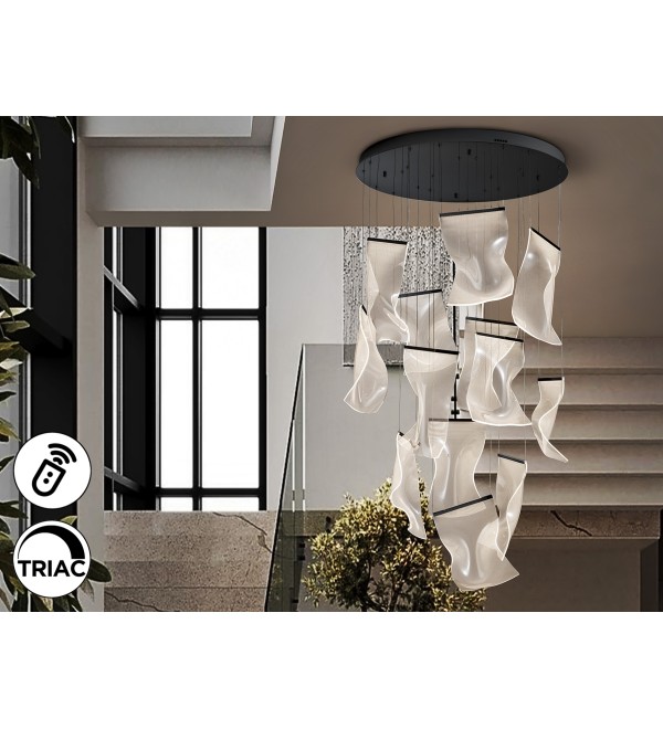 Velos Люстра 13L черная DIMABLE