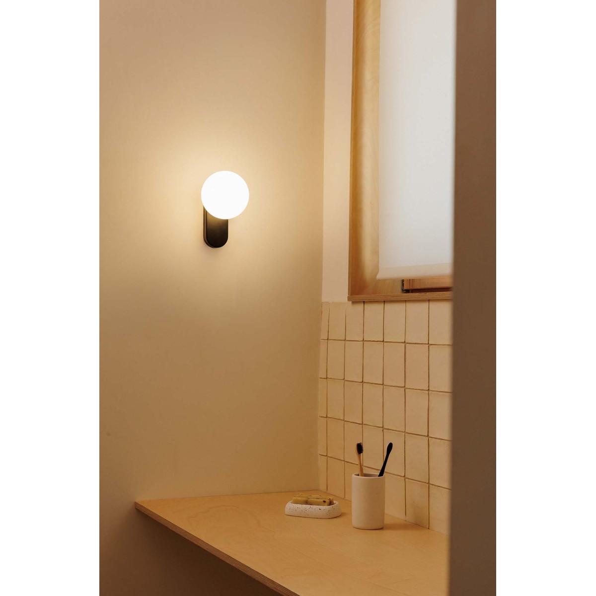 MABE Настенный светильник черный LED 6W 3000K