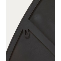 Anera Зеркало в раме из черного металла 84 x 108,5 см