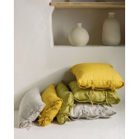 Чехол для подушки Tazu из 100% льна зеленый 45 x 45 cm