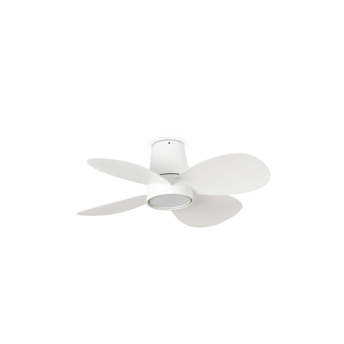 Потолочный вентилятор KLOVER S Ш800mm белый 4 PALAS 18W LED CCT DIM