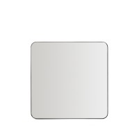 Зеркало Marco черное металлическое 60 x 60 см