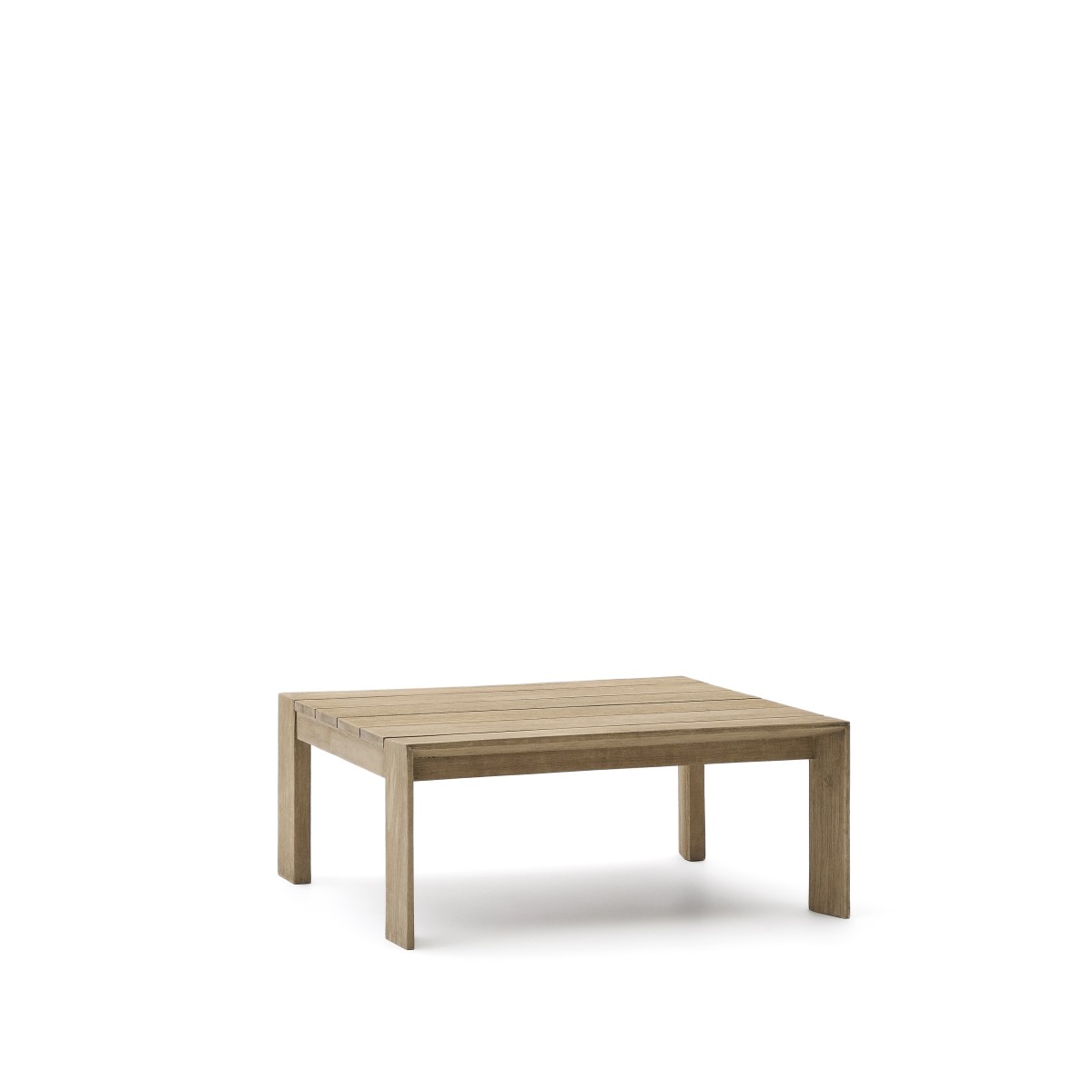 Журнальный столик Ambra из массива акации со светлой отделкой 82,5 x 82,5