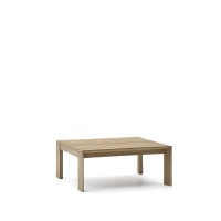Журнальный столик Ambra из массива акации со светлой отделкой 82,5 x 82,5
