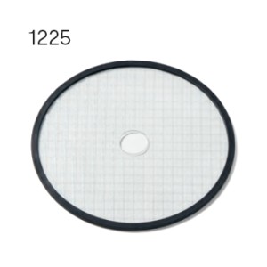 Стеклянный диск с черной окантовкой 1225 Ø 50 cm