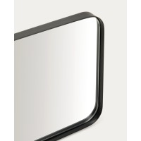 Черное металлическое зеркало Marco 55,5 x 150,5 см