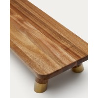 Большая сервировочная доска Sataya из 100% древесины акации FSC