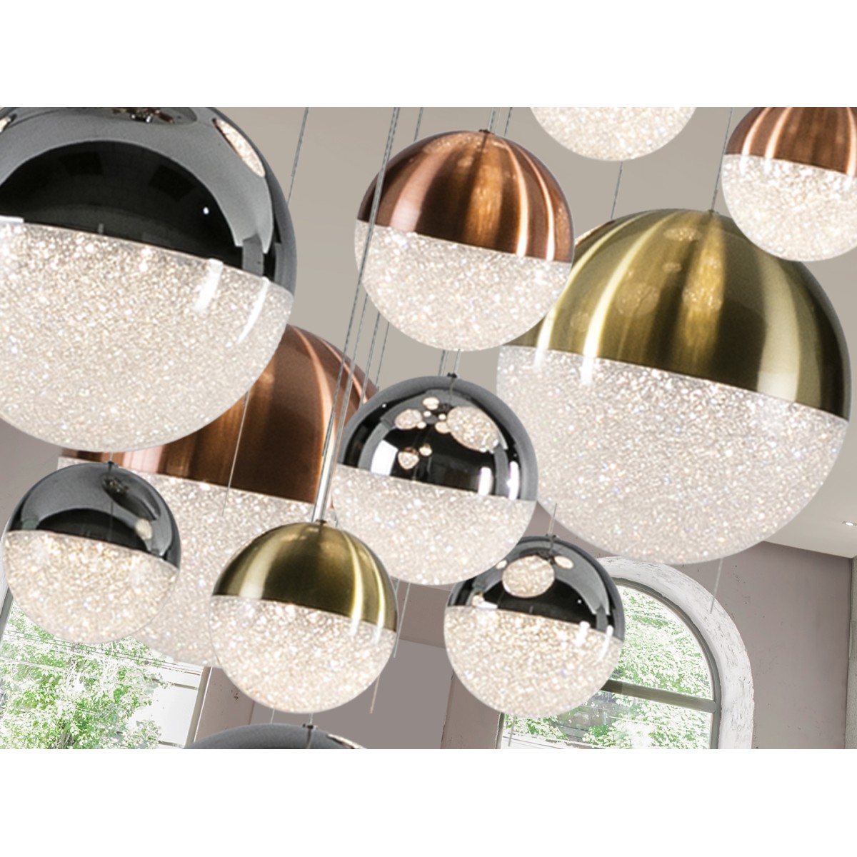 Подвесной светильник Sphere 14L LED Ø60 X500Н DIM