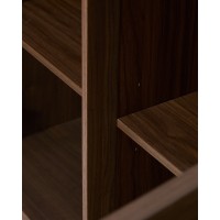 Комод Onix с отделкой из орехового шпона темного цвета, 150 x 80 см