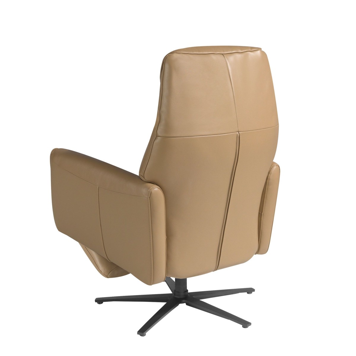 Вращающееся кресло Double Relax/ 5086 с кожаной обивкой
