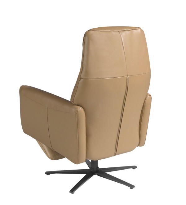 Вращающееся кресло Double Relax/ 5086 с кожаной обивкой