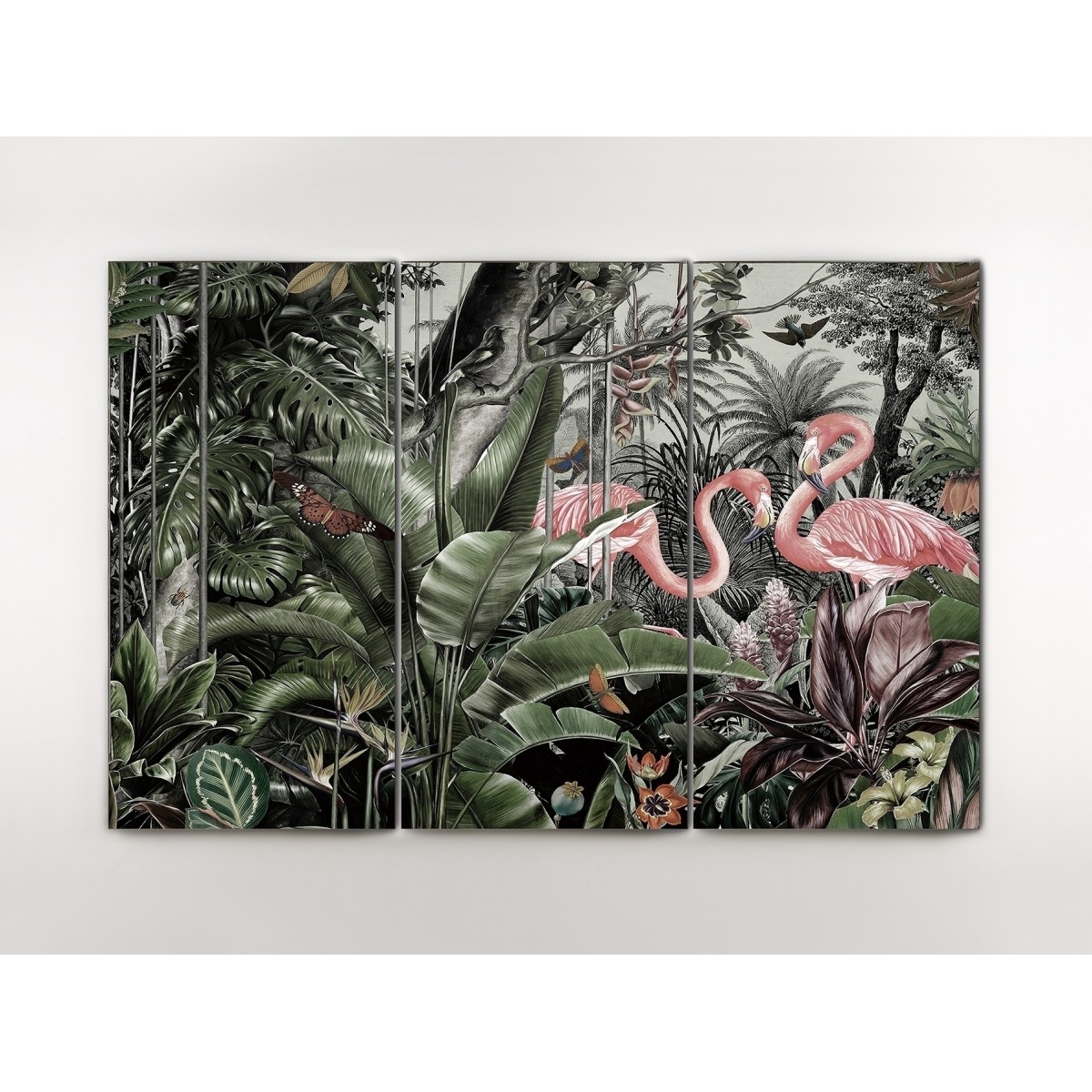 Фотография-триптих на стекле Flamencos 180x120