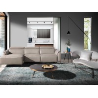 Круглый журнальный столик из стали и керамики CT1015-1AA /2069