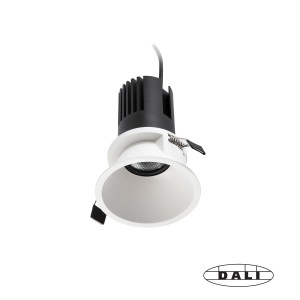 Белый встраиваемый даунлайт Tulipa 7W 55° 2700K CRI90 DALI