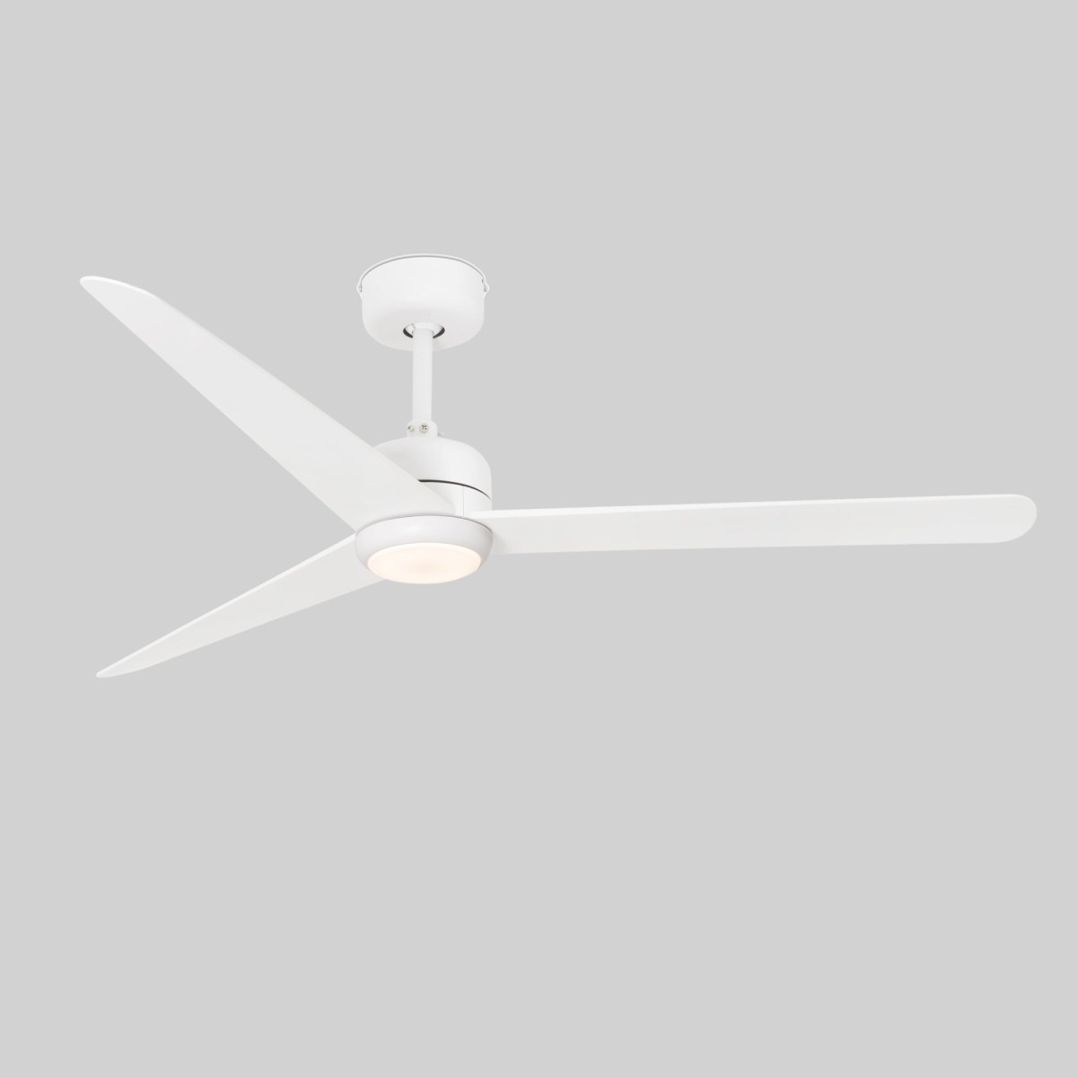 NU LED Потолочный вентилятор с освещением, белый Ø1320MM 3 ЛОПАСТИ 18W 3000K