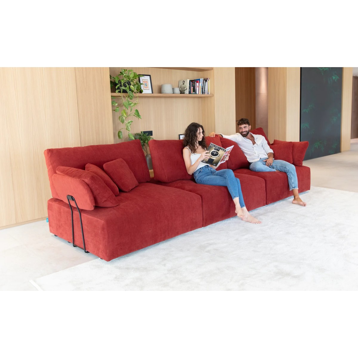 Модульный диван Teseo W1 + 3AXZ+ + W2