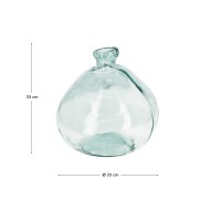 Ваза Anner 33 cm прозрачное стекло