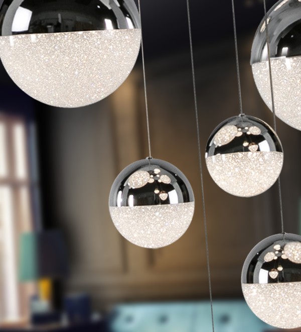 Люстра Sphere 14L хромированная D60 DIMABLE