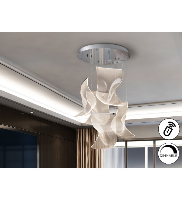 Люстра Velos II 5L хромированная DIM