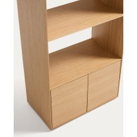 Стеллаж Visala с 1 открытой полкой из дубового шпона, 60 x 106 см
