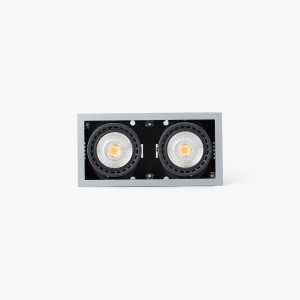 Встраиваемый светильник Mini Colin-2 серый LED CRI95 36-50W 2700K 56°