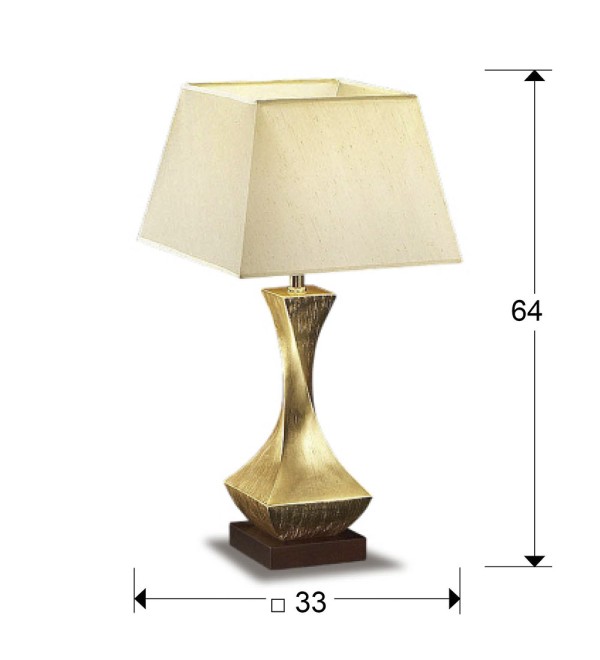 Настольная лампа Deco1L золотая