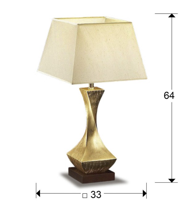 Настольная лампа Deco1L золотая