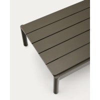 Журнальный столик Sorells из зеленого алюминия 57 x 91 см