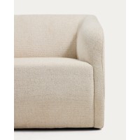 Кресло Milare из бежевой синели, 83 см