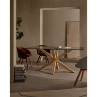 Обеденный стол Arya 180x100 стекло
