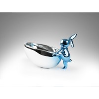 Cuenco Rabbit Декоративная фигура синий/серебряный