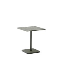 Уличный стол Brai из зеленой оцинкованной стали 70 x 70 см