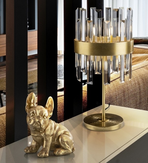 Настольная лампа Grace 6L золотая